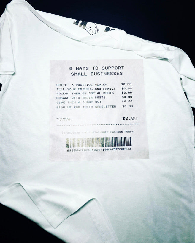 Support T-shirt- white