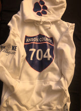 Load image into Gallery viewer, Anson County Highway Hoodie-White