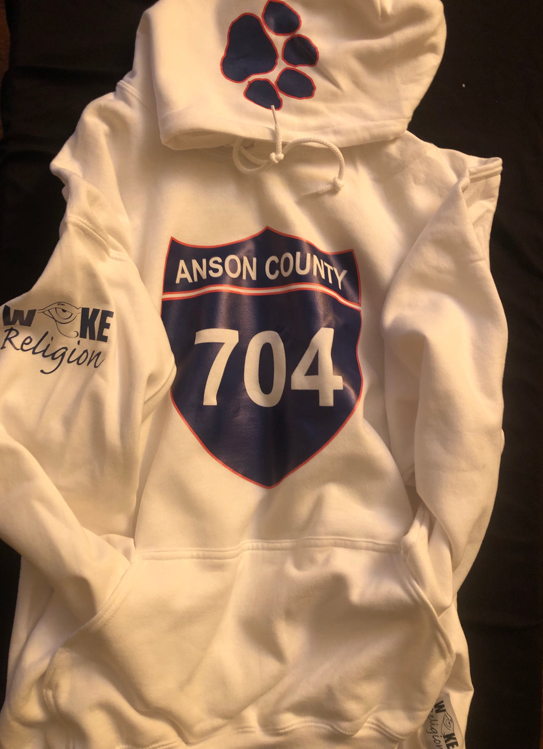 Anson County Highway Hoodie-White