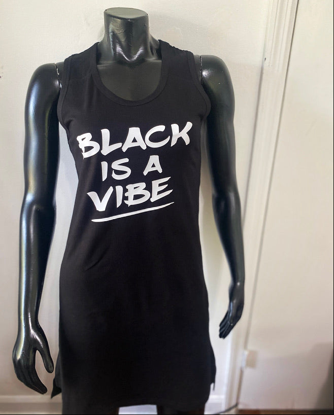 Black is a Vibe -Tank Dress