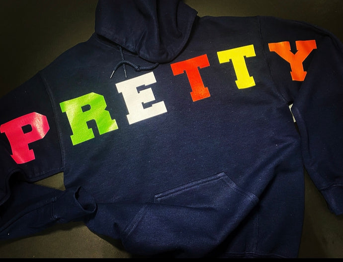 Pretty Hoodie- Navy Blue