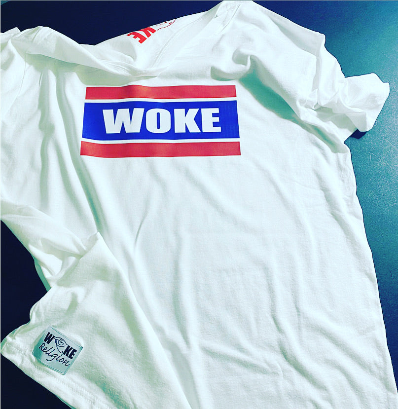 Woke Religion Red & Blue T-Shirt