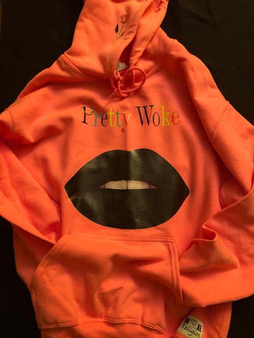 Pretty Woke Logo Hoodie