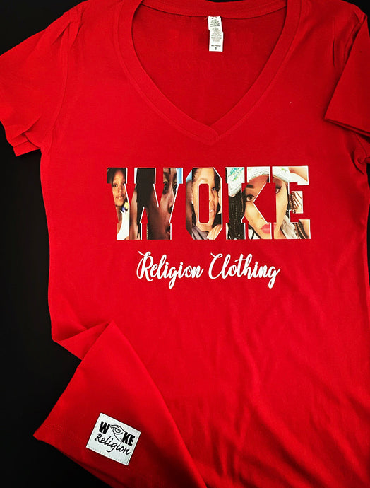 Woke Religion Women Fall Soldiers-Red