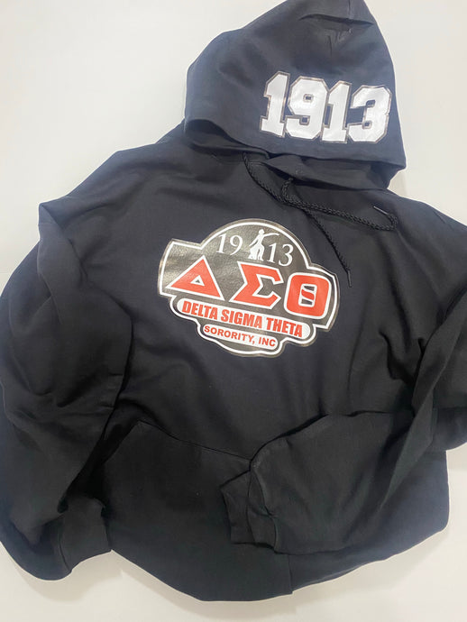 Delta Hoodie-Black