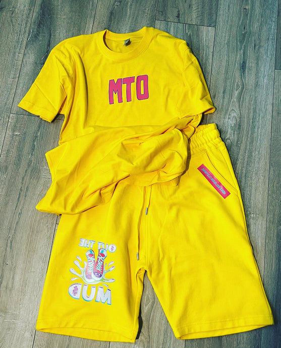 Out The Mud Yellow Short-set