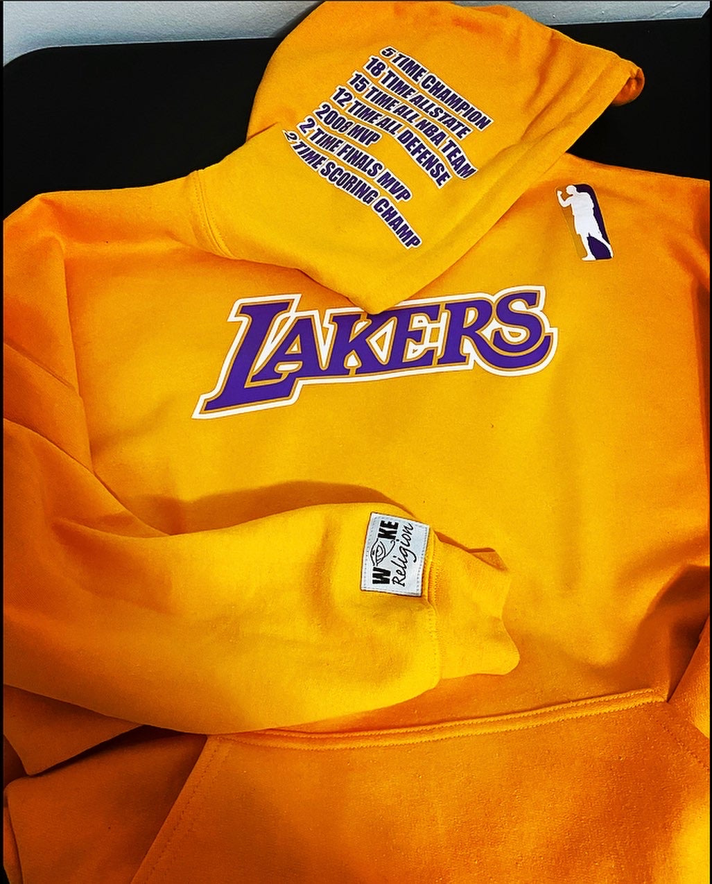 Kobe Bryant Hoodie-Gold