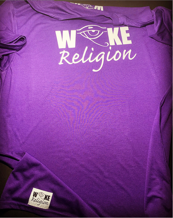 Woke Religion T-shirt- Purple