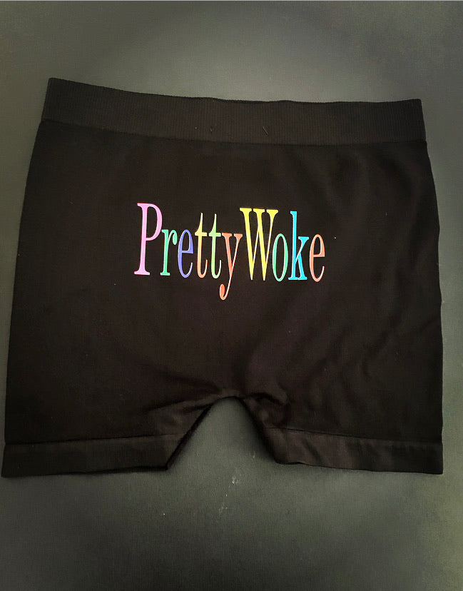 PrettyWoke Yoga Shorts