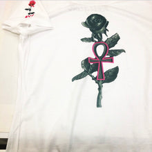 Load image into Gallery viewer, Woke Religion-Ankh Rose T-shirt Vi1 Edition