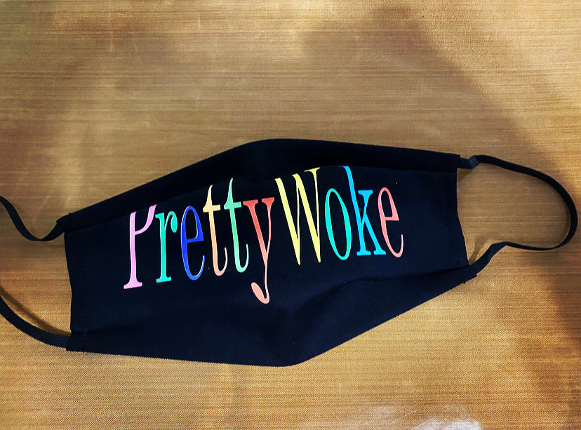 Prettywoke Mask-Black