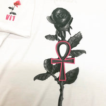 Load image into Gallery viewer, Woke Religion-Ankh Rose T-shirt Vi1 Edition